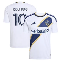 Men's adidas Riqui Puig White LA Galaxy 2026 The VeloCITY Kit Replica Jersey