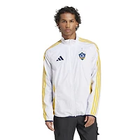 Men's adidas White/Navy LA Galaxy 2025 Anthem Reversible Full-Zip Jacket