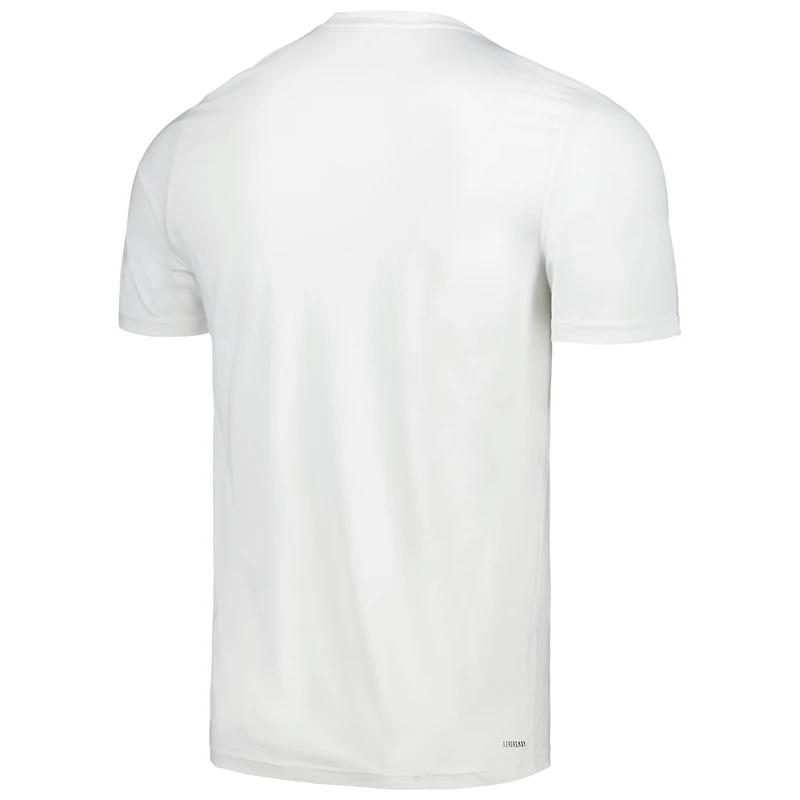 Men's adidas White LA Galaxy 2024 Jersey Hook AEROREADY T-Shirt