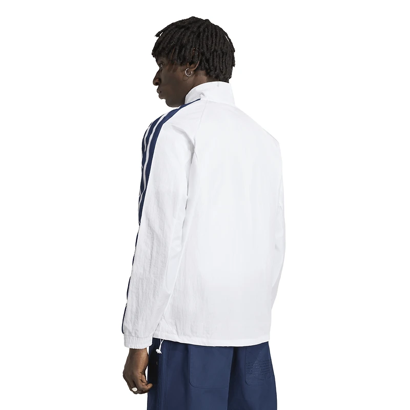Men's adidas  White LA Galaxy 2026 Anthem Raglan Full-Zip Jacket