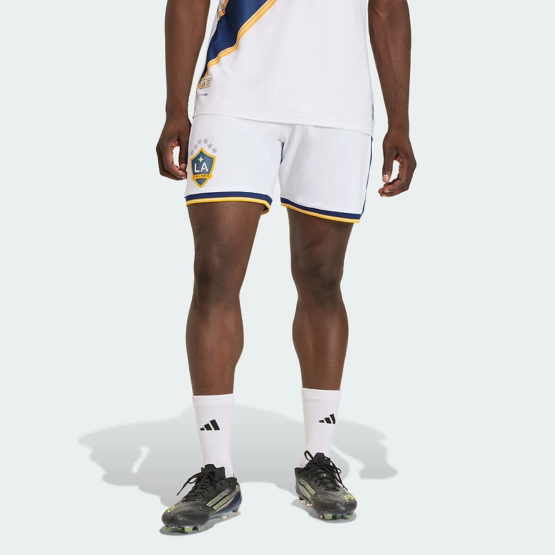 Short authentique adidas LA Galaxy 2026 blanc pour homme