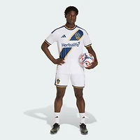 Short authentique adidas LA Galaxy 2026 blanc pour homme