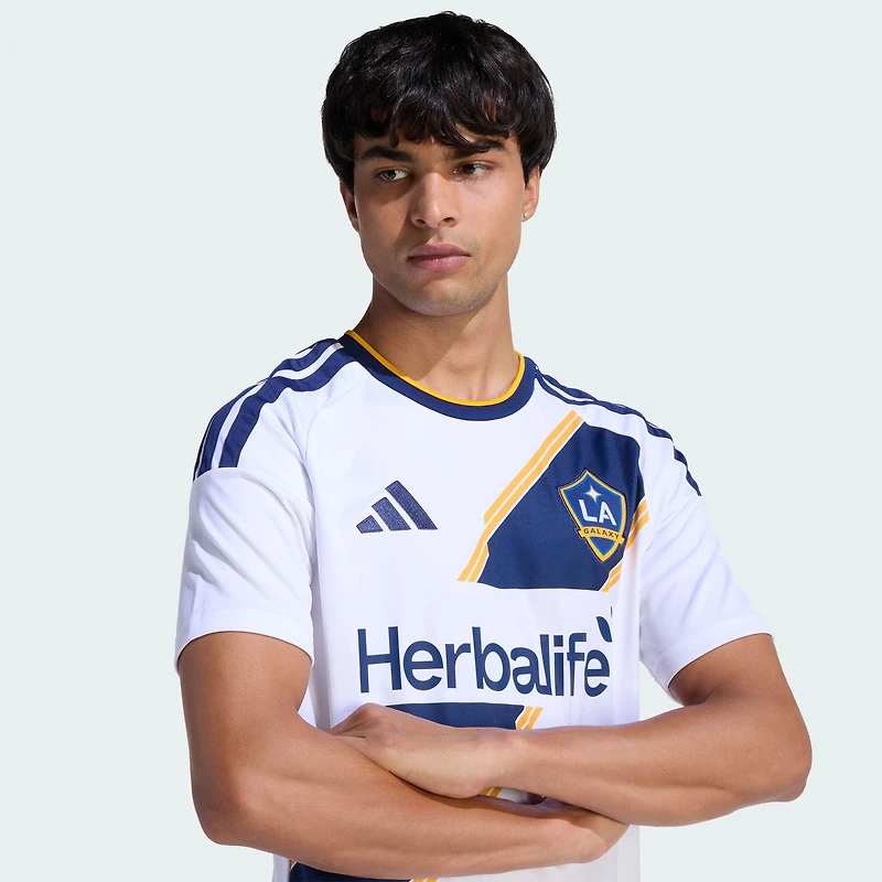 Men's adidas White LA Galaxy 2026 The VeloCITY Kit Replica Jersey