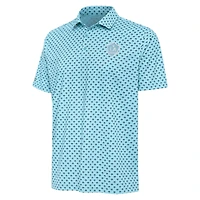 Polo Kona Antigua bleu clair LA Galaxy pour homme avec logo blanc