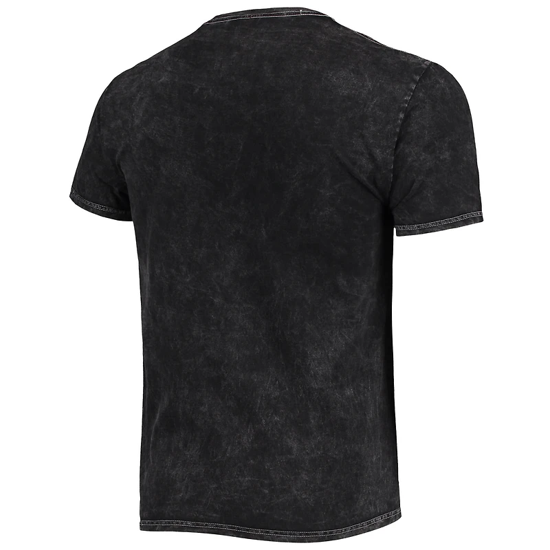 T-shirt noir Mitchell & Ness LA Galaxy Since '96 Mineral Wash pour homme