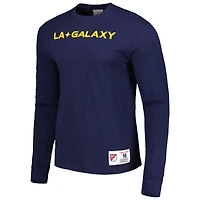 T-shirt à manches longues LA Galaxy Legendary Mitchell & Ness pour homme, bleu marine