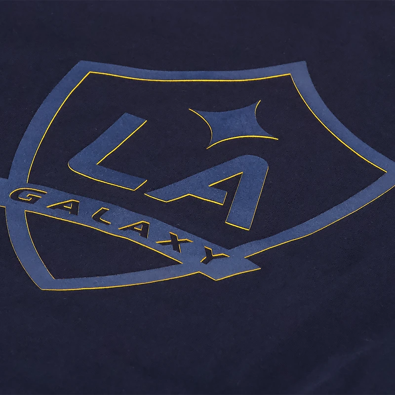 Men's Navy LA Galaxy Multi-Layer Primary Logo Heavyweight Relaxed T-Shirt