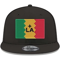 Casquette Snapback LA Galaxy Jersey Hook 9FIFTY New Era noire pour homme