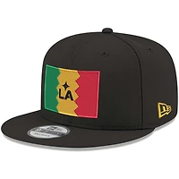 Casquette Snapback LA Galaxy Jersey Hook 9FIFTY New Era noire pour homme