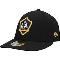 Casquette ajustée 59FIFTY noire à logo principal LA Galaxy New Era pour homme