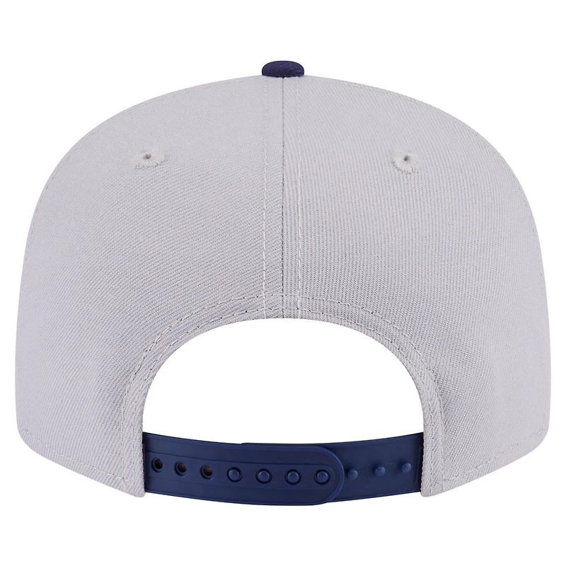 Men's New Era Gray LA Galaxy Color Pack Two-Tone 9FIFTY Snapback Hat
