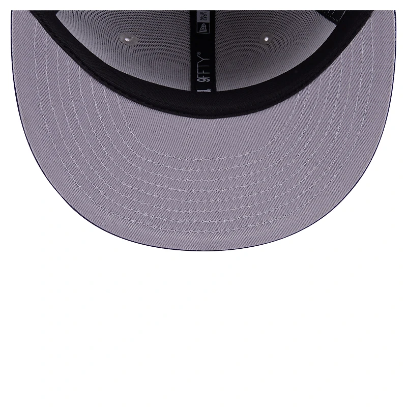 Men's New Era Gray LA Galaxy Color Pack Two-Tone 9FIFTY Snapback Hat
