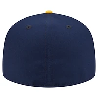 Men's New Era  Navy LA Galaxy 2025 Kickoff 59FIFTY Fitted Hat