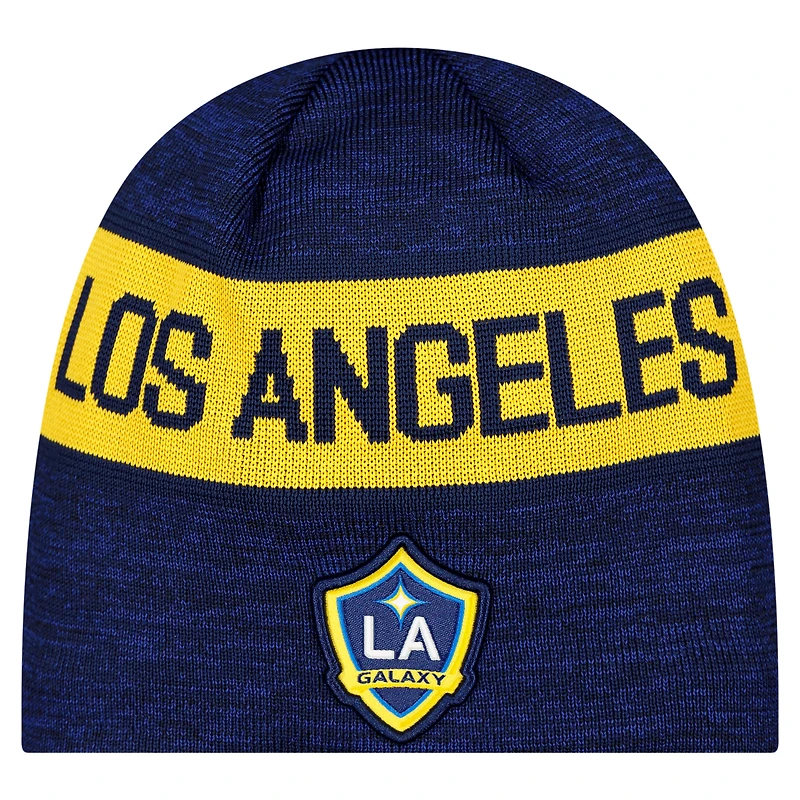 Men's New Era Navy LA Galaxy 2025 Kickoff Beanie