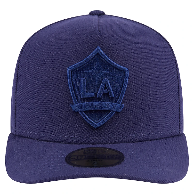 Casquette ajustée New Era 59FIFTY bleu marine LA Galaxy Color Pack pour homme