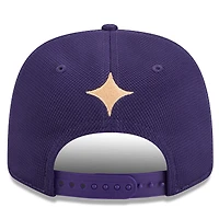 Men's New Era  Purple LA Galaxy 2025 Jersey Hook 9SEVENTY Stretch-Snap Hat