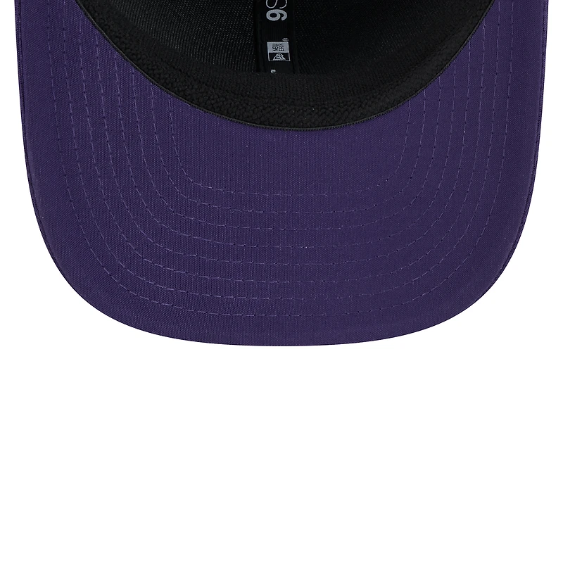 Men's New Era  Purple LA Galaxy 2025 Jersey Hook 9SEVENTY Stretch-Snap Hat