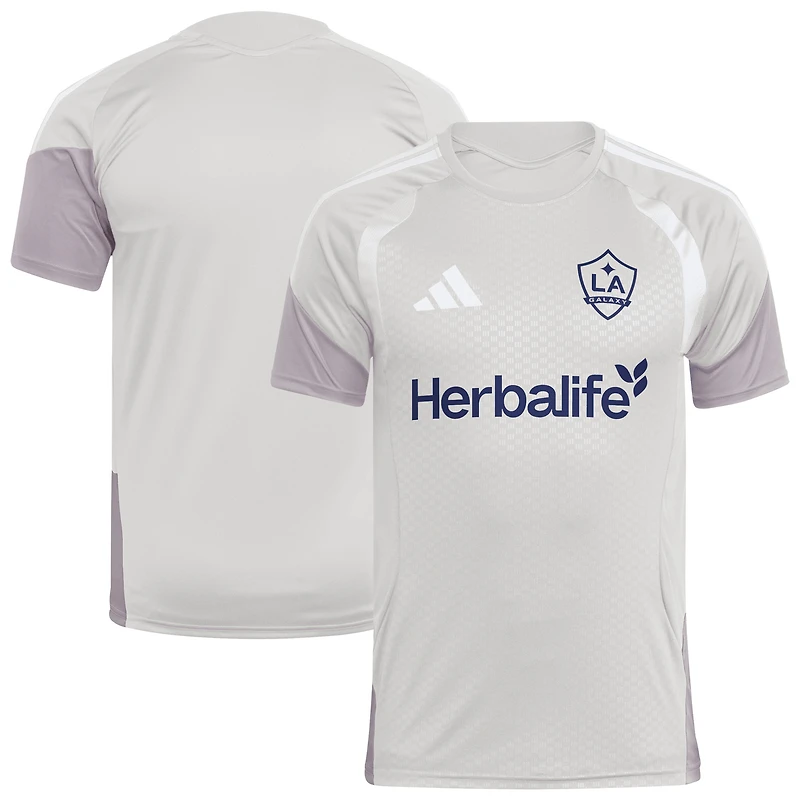 Maillot d'entraînement de compétition LA Galaxy 2026 argenté pour homme