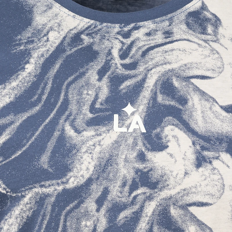 Men's  Sport Design Sweden Gray LA Galaxy Team Script Relaxed T-Shirt