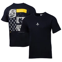 T-shirt décontracté pour homme, bleu marine, motif LA Galaxy, design sportif suédois