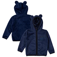 Sweat à capuche zippé en polaire LA Galaxy Tie-Breaker Teddy bleu marine pour tout-petits Sport Design Sweden