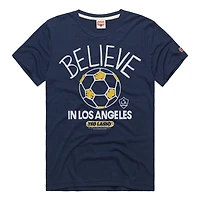 Unisex Homage  Navy LA Galaxy MLS x Ted Lasso Believe Graphic Tri-Blend T-Shirt