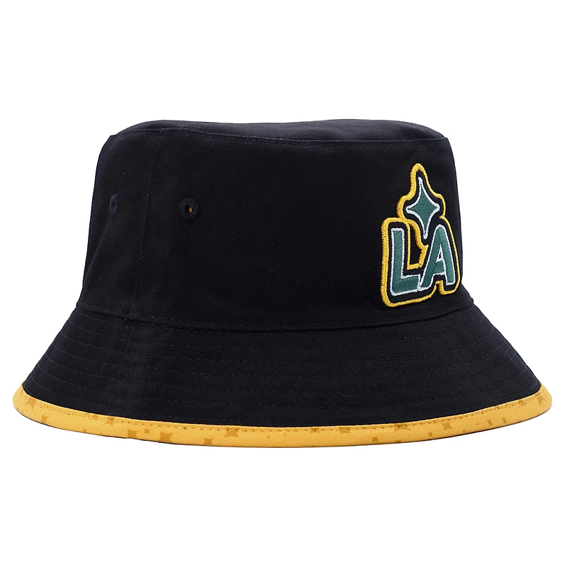 Bob réversible unisexe Live Breathe Futbol noir/or LA Galaxy Supernova