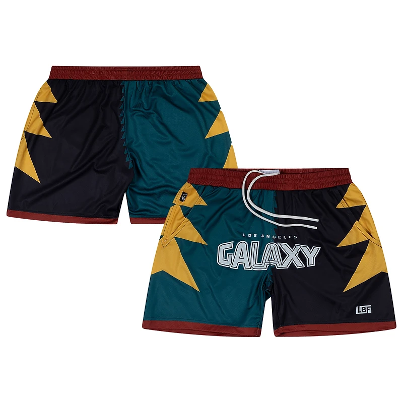 Unisex Live Breathe Futbol Black LA Galaxy Mesh Shorts