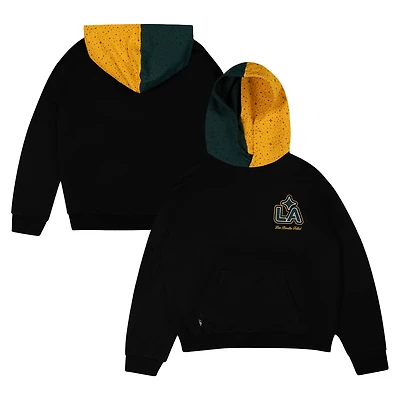 Sweat à capuche unisexe Live Breathe Futbol noir LA Galaxy Supernova