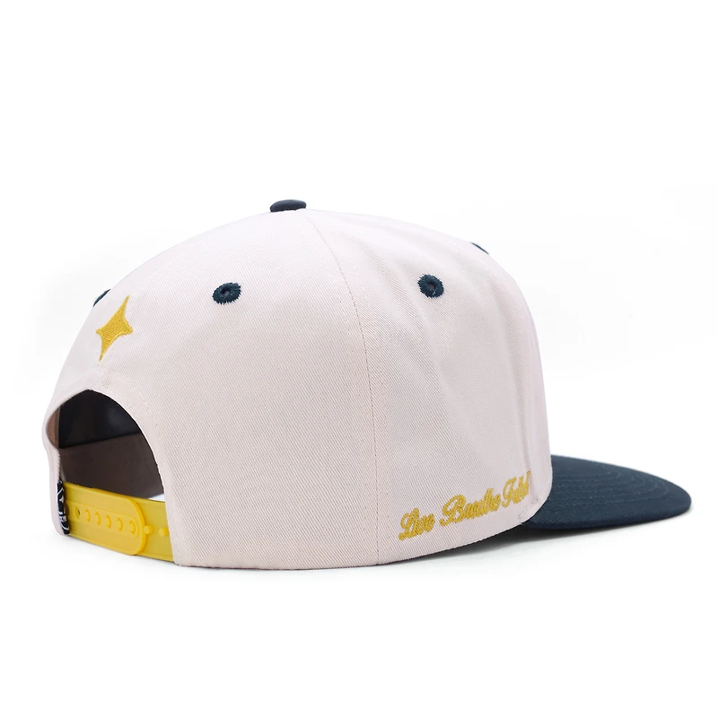 Casquette ajustable unisexe Live Breathe Futbol Natural LA Galaxy inclinée