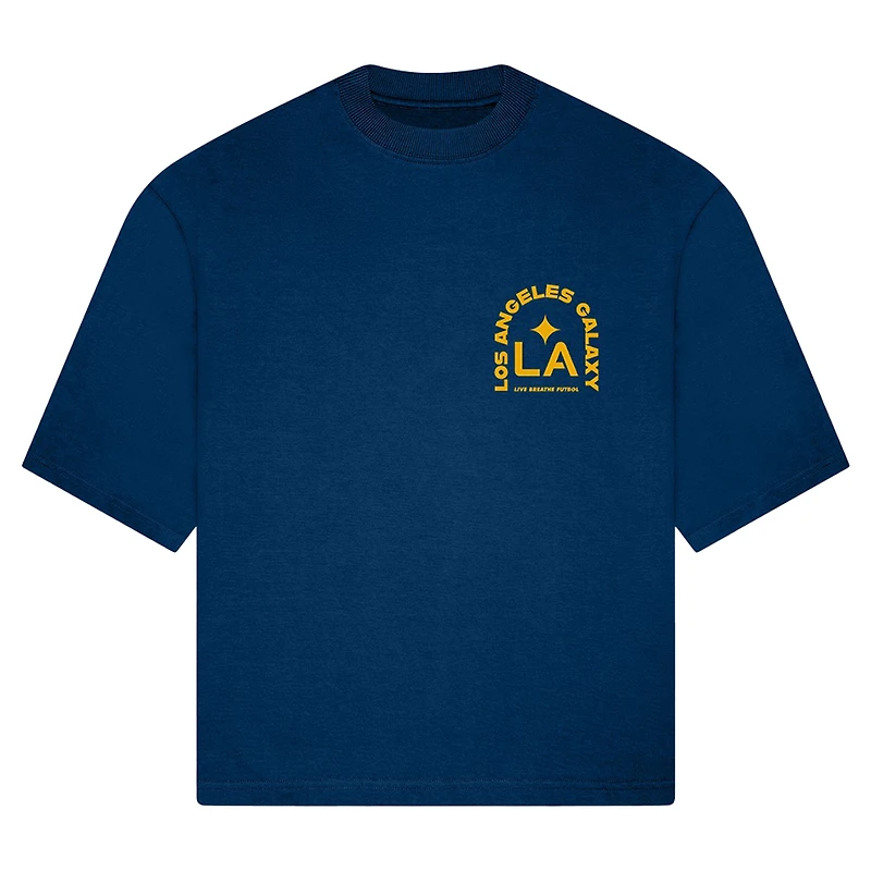 Unisex Live Breathe Futbol Navy LA Galaxy Tunnel T-Shirt