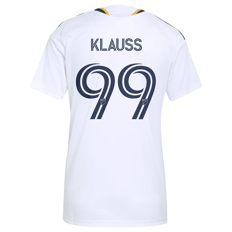 Maillot réplique adidas João Klauss blanc LA Galaxy 2026 The VeloCITY pour femme