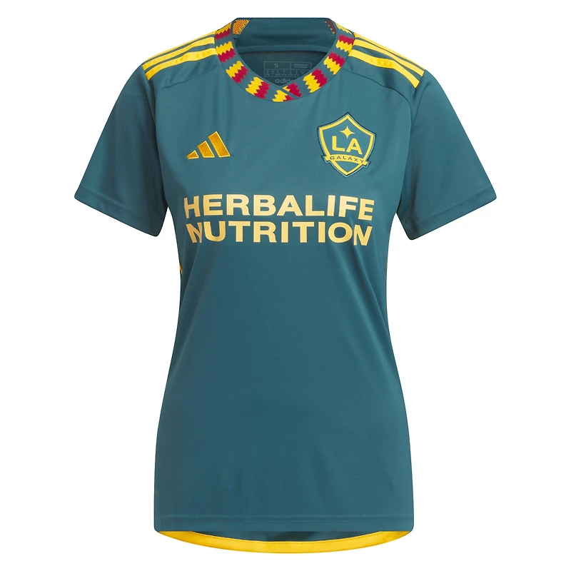 Women's adidas Marco Reus Green LA Galaxy 2024 Kit Replica Player Jersey