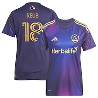 Women's adidas Marco Reus Navy LA Galaxy 2025 RIZON Replica Player Jersey