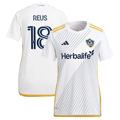 Maillot de joueur adidas Marco Reus blanc LA Galaxy 2024 Angelino Kit Replica pour femme