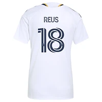 Women's adidas Marco Reus White LA Galaxy 2026 The VeloCITY Kit Replica Jersey