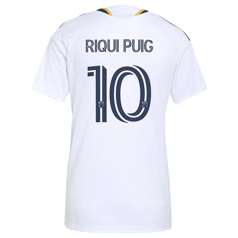 Women's adidas Riqui Puig White LA Galaxy 2026 The VeloCITY Kit Replica Jersey