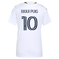 Women's adidas Riqui Puig White LA Galaxy 2026 The VeloCITY Kit Replica Jersey