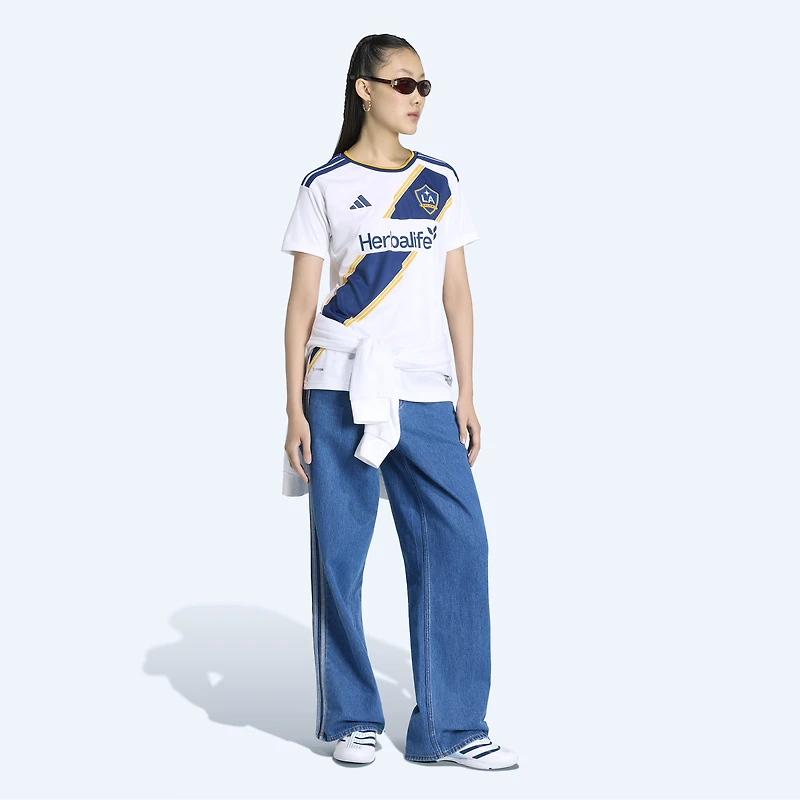 Women's adidas White LA Galaxy 2026 The VeloCITY Kit Replica Jersey