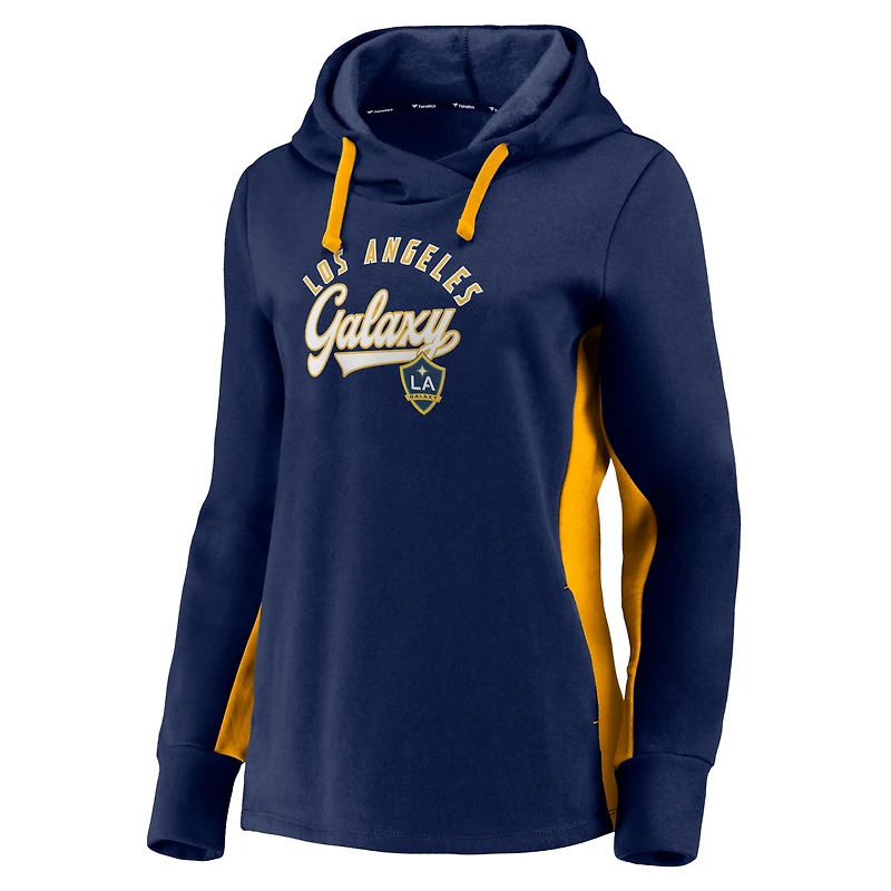 Sweat à capuche bleu marine LA Galaxy de marque Fanatics pour femmes