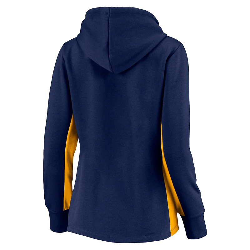 Sweat à capuche bleu marine LA Galaxy de marque Fanatics pour femmes