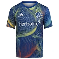 Youth adidas  Blue LA Galaxy 2025 United We Play AEROREADY Pre-Match Top