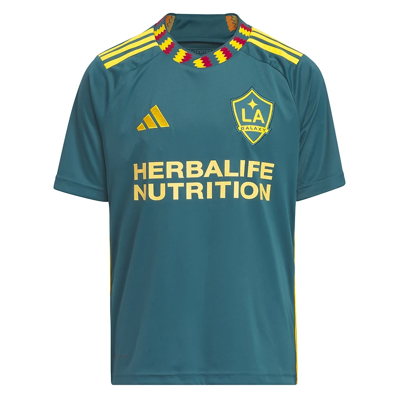 Youth adidas Gastón Brugman Green LA Galaxy 2023 Kit Replica Player Jersey