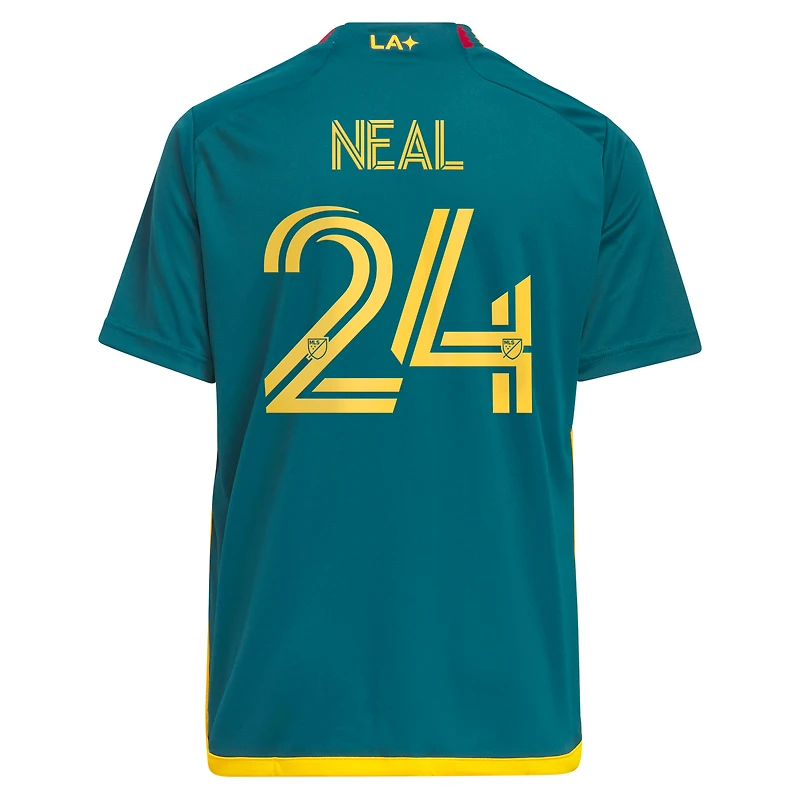 Youth adidas Jalen Neal Green LA Galaxy 2024 Kit Replica Player Jersey