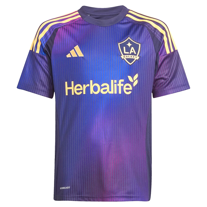 Maillot réplique adidas Joseph Paintsil bleu marine LA Galaxy 2025 RIZON pour enfant