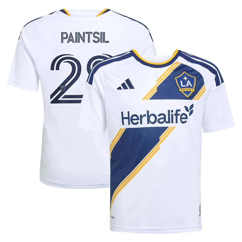 Youth adidas Joseph Paintsil White LA Galaxy 2026 The VeloCITY Kit Replica Jersey