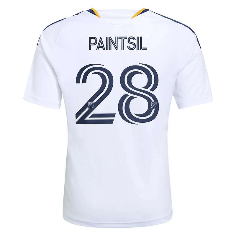 Youth adidas Joseph Paintsil White LA Galaxy 2026 The VeloCITY Kit Replica Jersey