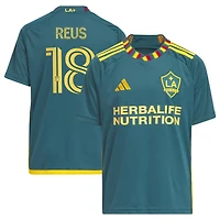 Youth adidas Marco Reus Green LA Galaxy 2024 Kit Replica Player Jersey