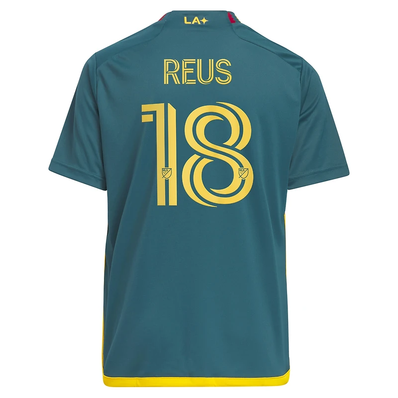 Youth adidas Marco Reus Green LA Galaxy 2024 Kit Replica Player Jersey