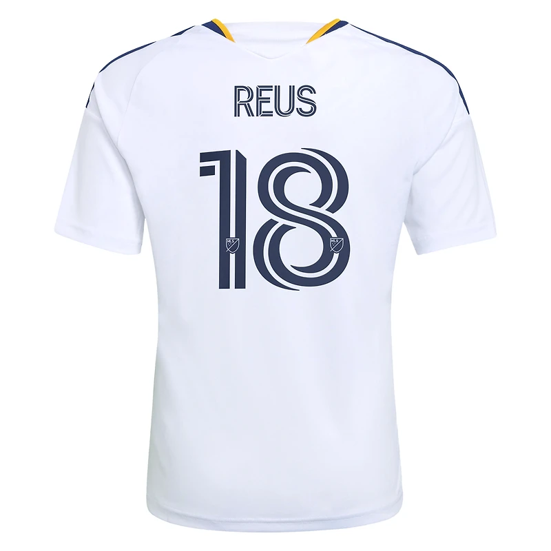 Youth adidas Marco Reus White LA Galaxy 2026 The VeloCITY Kit Replica Jersey
